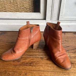 Madewell the Billie boot leather side zip SZ7.5 Italy